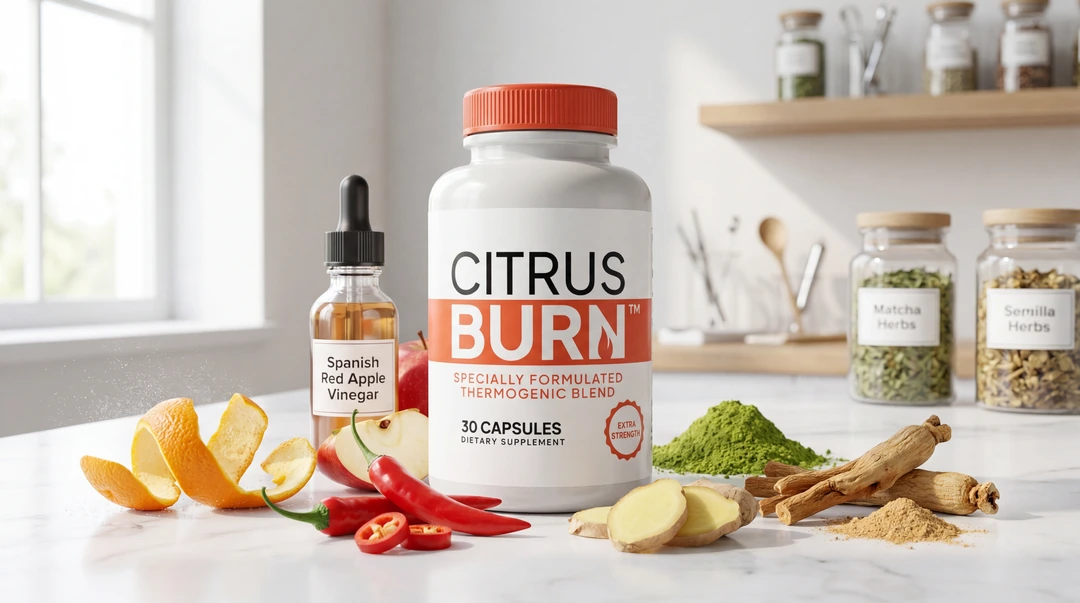 Synthesis of CitrusBurn fresh ingredients and formula